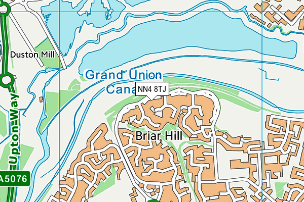 NN4 8TJ map - OS VectorMap District (Ordnance Survey)