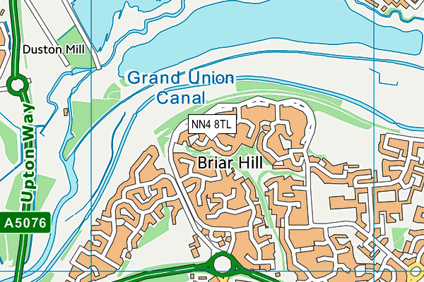 NN4 8TL map - OS VectorMap District (Ordnance Survey)