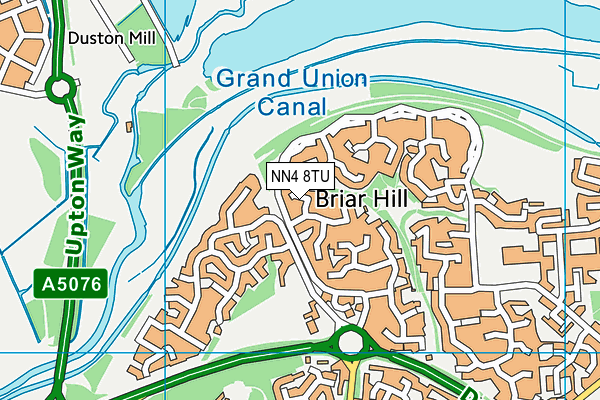 NN4 8TU map - OS VectorMap District (Ordnance Survey)