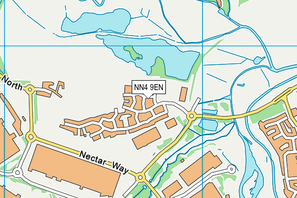 NN4 9EN map - OS VectorMap District (Ordnance Survey)
