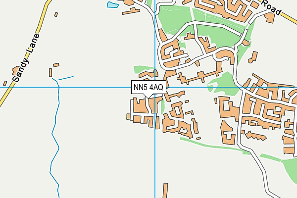 NN5 4AQ map - OS VectorMap District (Ordnance Survey)