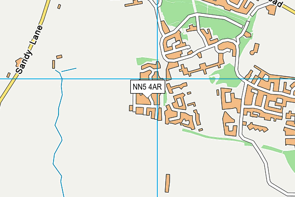 NN5 4AR map - OS VectorMap District (Ordnance Survey)