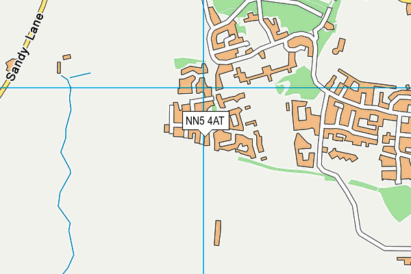 NN5 4AT map - OS VectorMap District (Ordnance Survey)
