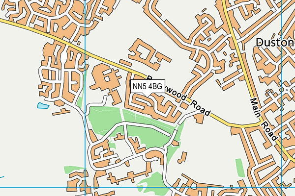 NN5 4BG map - OS VectorMap District (Ordnance Survey)