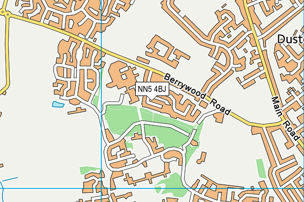 NN5 4BJ map - OS VectorMap District (Ordnance Survey)