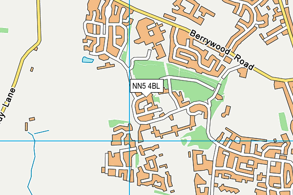 NN5 4BL map - OS VectorMap District (Ordnance Survey)
