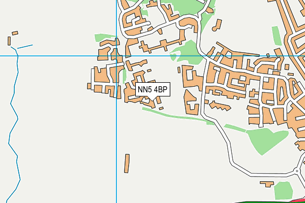 NN5 4BP map - OS VectorMap District (Ordnance Survey)