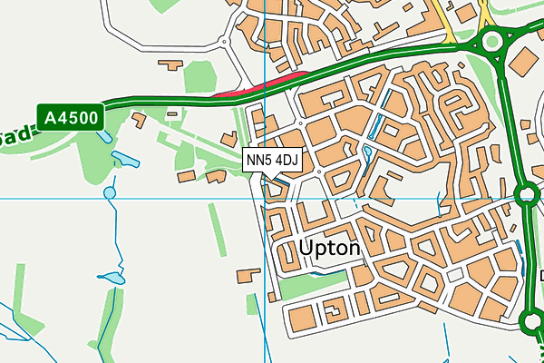 NN5 4DJ map - OS VectorMap District (Ordnance Survey)