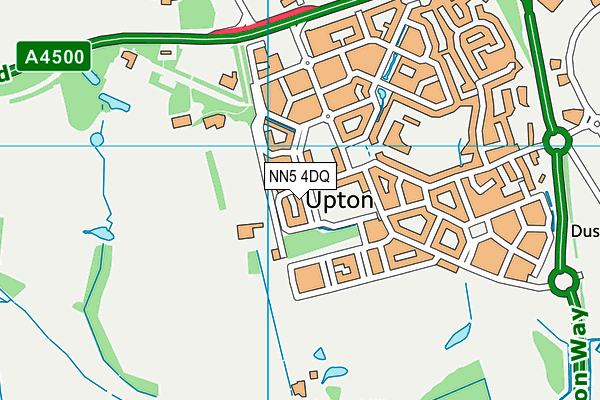 NN5 4DQ map - OS VectorMap District (Ordnance Survey)