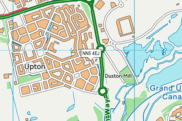 NN5 4EJ map - OS VectorMap District (Ordnance Survey)