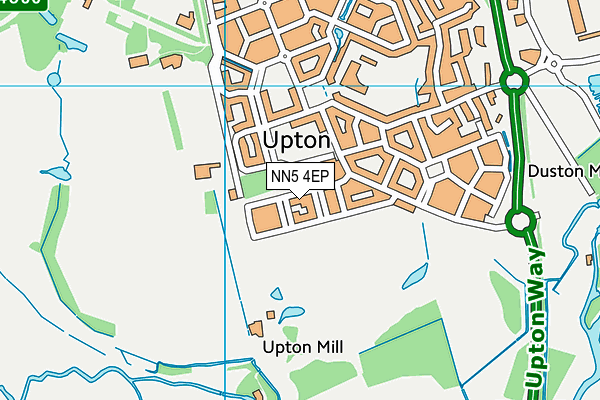 NN5 4EP map - OS VectorMap District (Ordnance Survey)