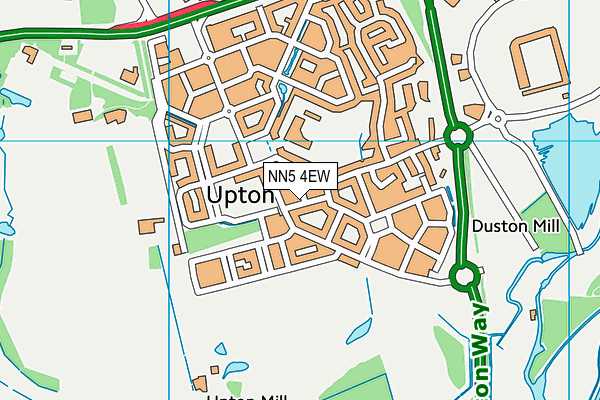 NN5 4EW map - OS VectorMap District (Ordnance Survey)