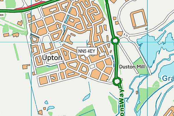 NN5 4EY map - OS VectorMap District (Ordnance Survey)