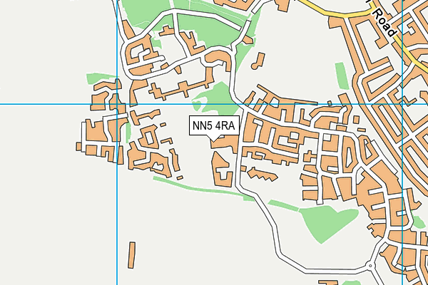 NN5 4RA map - OS VectorMap District (Ordnance Survey)