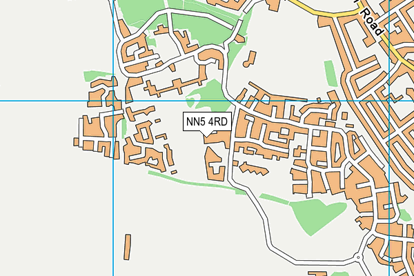 NN5 4RD map - OS VectorMap District (Ordnance Survey)
