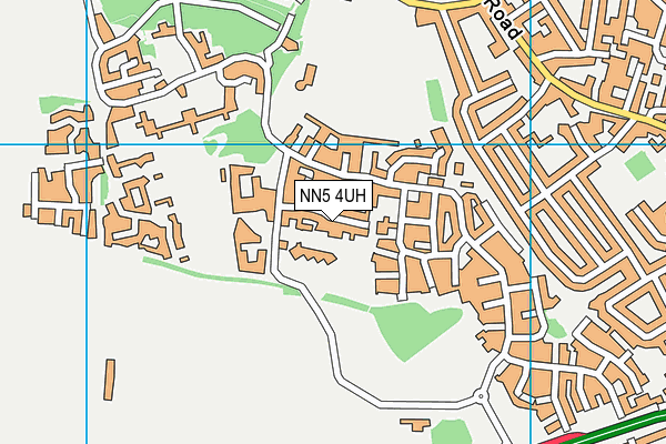 NN5 4UH map - OS VectorMap District (Ordnance Survey)