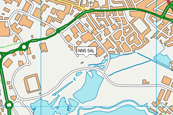 NN5 5AL map - OS VectorMap District (Ordnance Survey)