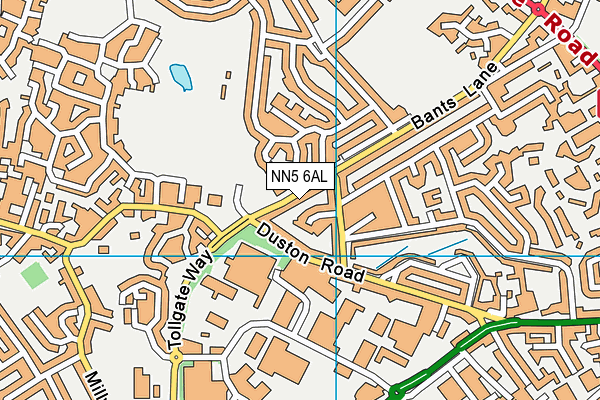 NN5 6AL map - OS VectorMap District (Ordnance Survey)