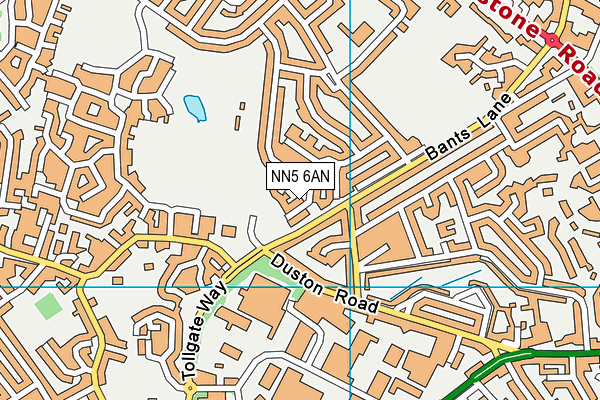 NN5 6AN map - OS VectorMap District (Ordnance Survey)