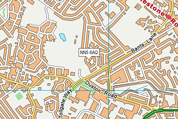 NN5 6AQ map - OS VectorMap District (Ordnance Survey)
