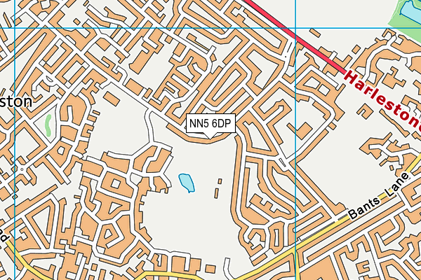 NN5 6DP map - OS VectorMap District (Ordnance Survey)