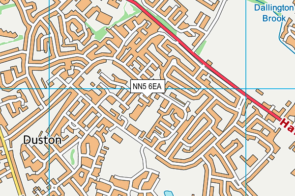 NN5 6EA map - OS VectorMap District (Ordnance Survey)