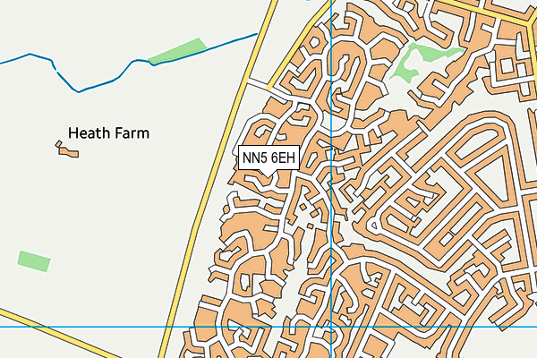 NN5 6EH map - OS VectorMap District (Ordnance Survey)