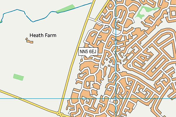 NN5 6EJ map - OS VectorMap District (Ordnance Survey)
