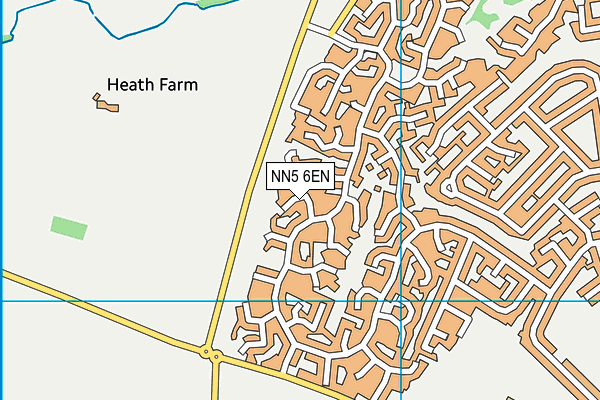 NN5 6EN map - OS VectorMap District (Ordnance Survey)