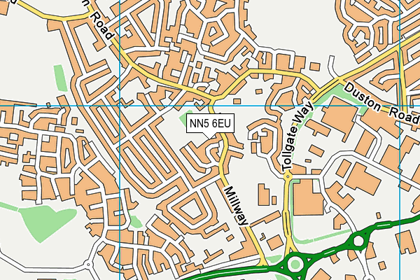 NN5 6EU map - OS VectorMap District (Ordnance Survey)