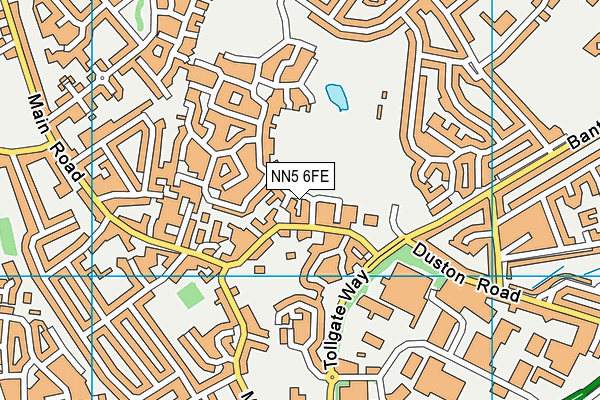 NN5 6FE map - OS VectorMap District (Ordnance Survey)