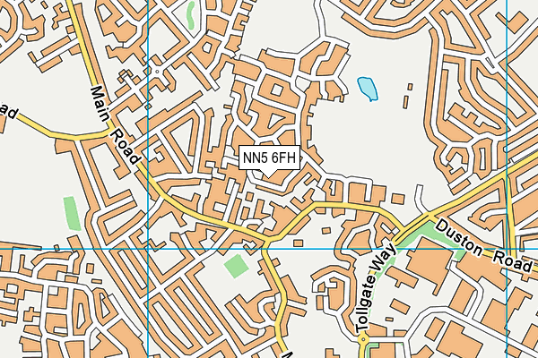 NN5 6FH map - OS VectorMap District (Ordnance Survey)