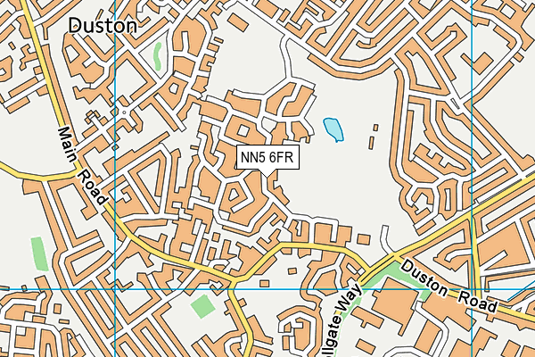 NN5 6FR map - OS VectorMap District (Ordnance Survey)