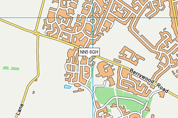 NN5 6GH map - OS VectorMap District (Ordnance Survey)