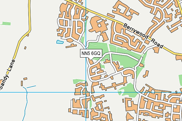 NN5 6GQ map - OS VectorMap District (Ordnance Survey)