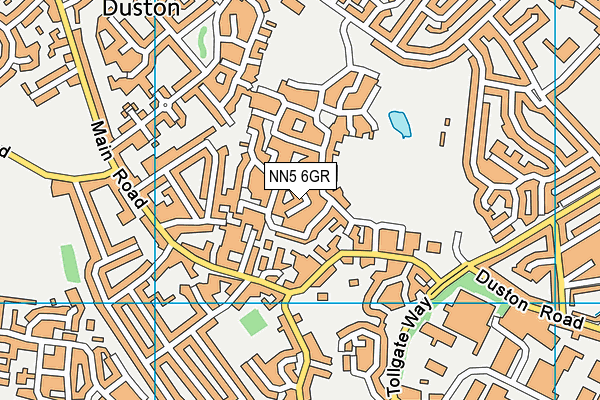 NN5 6GR map - OS VectorMap District (Ordnance Survey)
