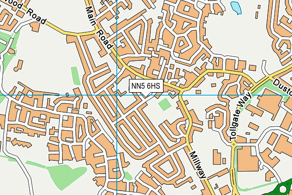 NN5 6HS map - OS VectorMap District (Ordnance Survey)
