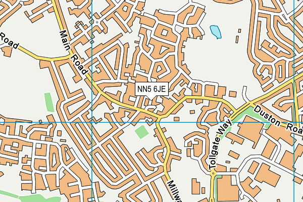 NN5 6JE map - OS VectorMap District (Ordnance Survey)