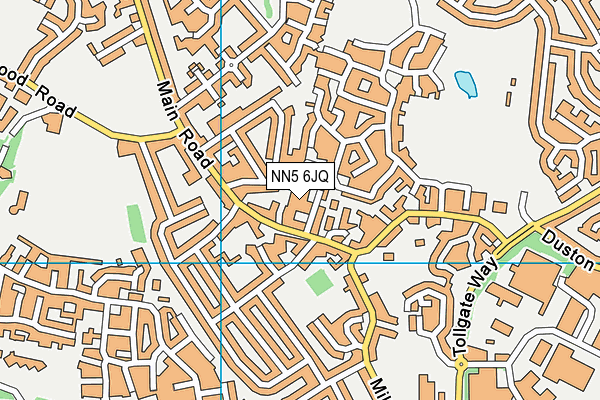 NN5 6JQ map - OS VectorMap District (Ordnance Survey)