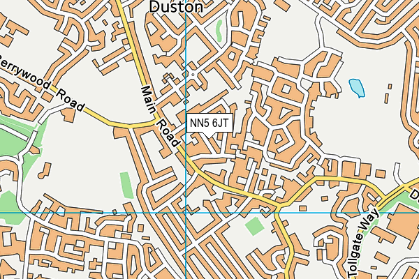 NN5 6JT map - OS VectorMap District (Ordnance Survey)