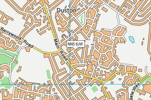Map of DUSTON GARAGE LTD at district scale