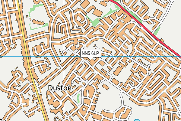 NN5 6LP map - OS VectorMap District (Ordnance Survey)