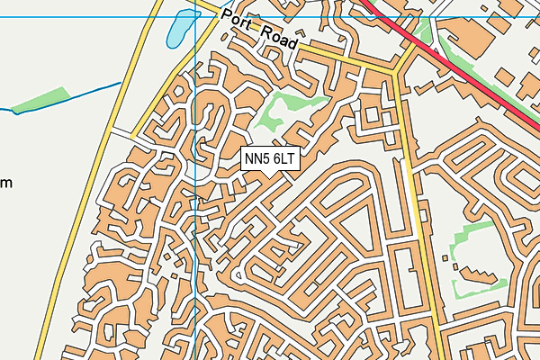 NN5 6LT map - OS VectorMap District (Ordnance Survey)