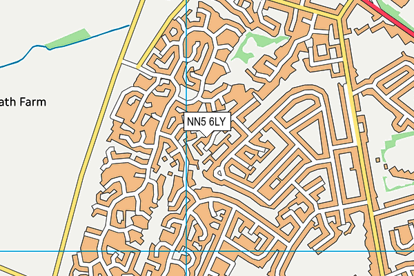 NN5 6LY map - OS VectorMap District (Ordnance Survey)