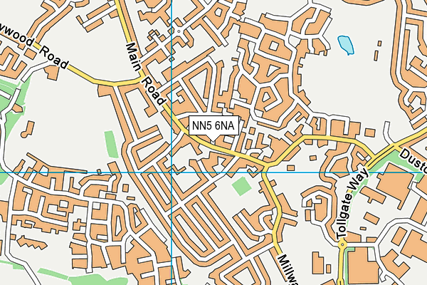 NN5 6NA map - OS VectorMap District (Ordnance Survey)