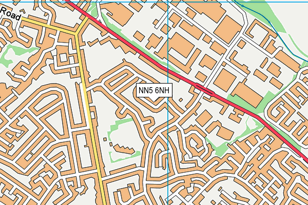 NN5 6NH map - OS VectorMap District (Ordnance Survey)