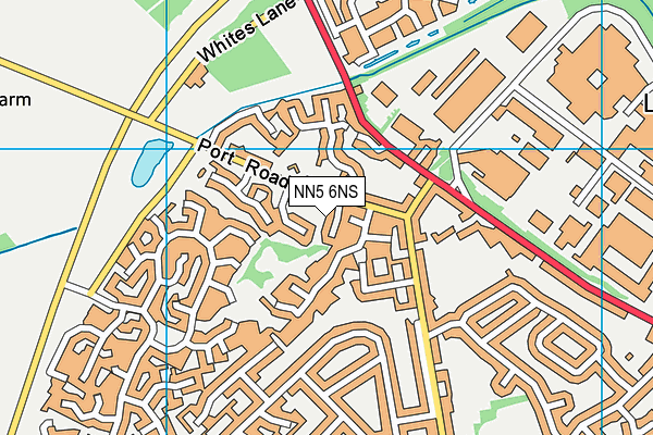 NN5 6NS map - OS VectorMap District (Ordnance Survey)