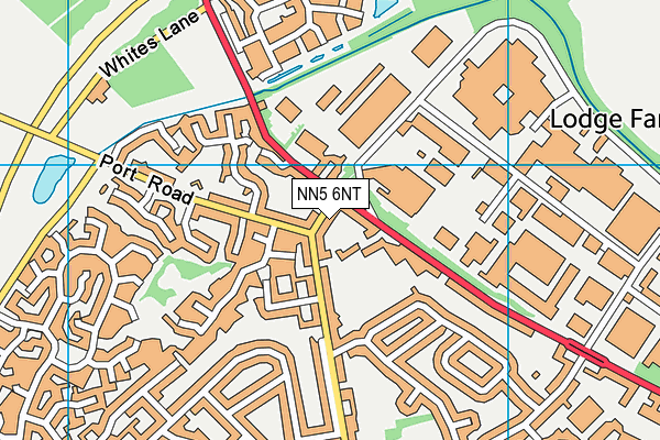 NN5 6NT map - OS VectorMap District (Ordnance Survey)