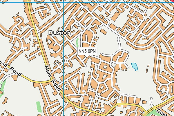 NN5 6PN map - OS VectorMap District (Ordnance Survey)