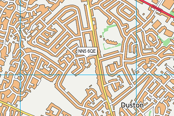 NN5 6QE map - OS VectorMap District (Ordnance Survey)